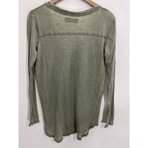 Boho Grunge Minimalist Cabincore Lounge Relaxed Top S Coastal Capsule Y2K 90s - Picture 10 of 15